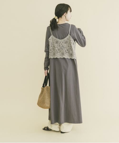 URBAN RESEARCH ITEMS / アーバンリサーチ アイテムズ ワンピース | カギバリキャミ×カットワンピース | 詳細5