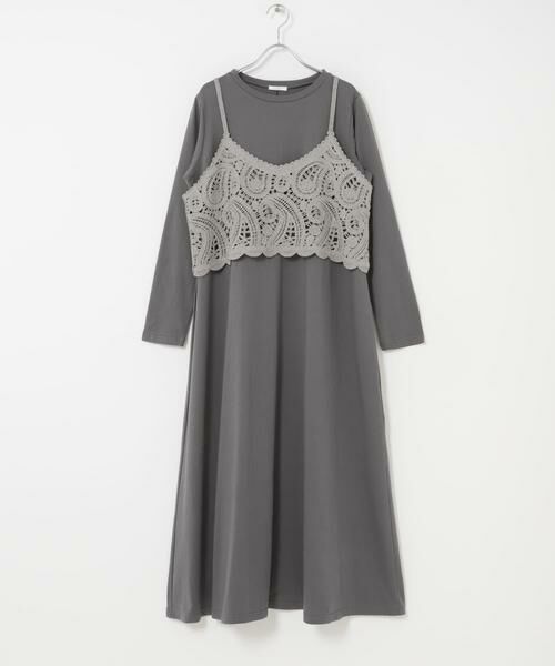 URBAN RESEARCH ITEMS / アーバンリサーチ アイテムズ ワンピース | カギバリキャミ×カットワンピース | 詳細6