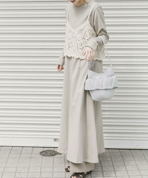 URBAN RESEARCH ITEMS / アーバンリサーチ アイテムズ ワンピース | カギバリキャミ×カットワンピース | 詳細15