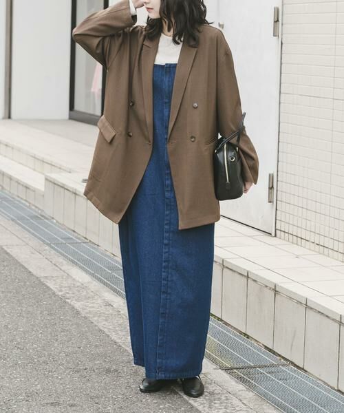 URBAN RESEARCH ITEMS / アーバンリサーチ アイテムズ ワンピース | デニムキャミワンピース | 詳細1