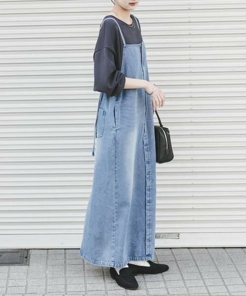 URBAN RESEARCH ITEMS / アーバンリサーチ アイテムズ ワンピース | デニムキャミワンピース | 詳細10