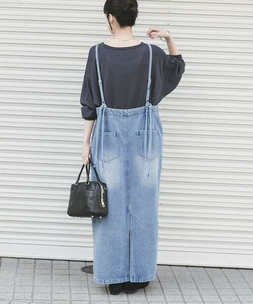 URBAN RESEARCH ITEMS / アーバンリサーチ アイテムズ ワンピース | デニムキャミワンピース | 詳細11
