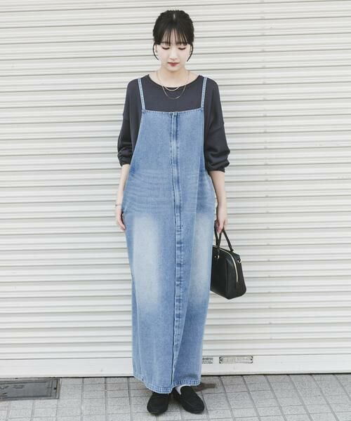 URBAN RESEARCH ITEMS / アーバンリサーチ アイテムズ ワンピース | デニムキャミワンピース | 詳細12