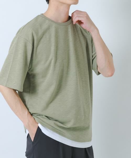 URBAN RESEARCH ITEMS / アーバンリサーチ アイテムズ Tシャツ | 『吸水速乾/UVカット』接触冷感 フェイクレイヤー半袖トップス | 詳細3