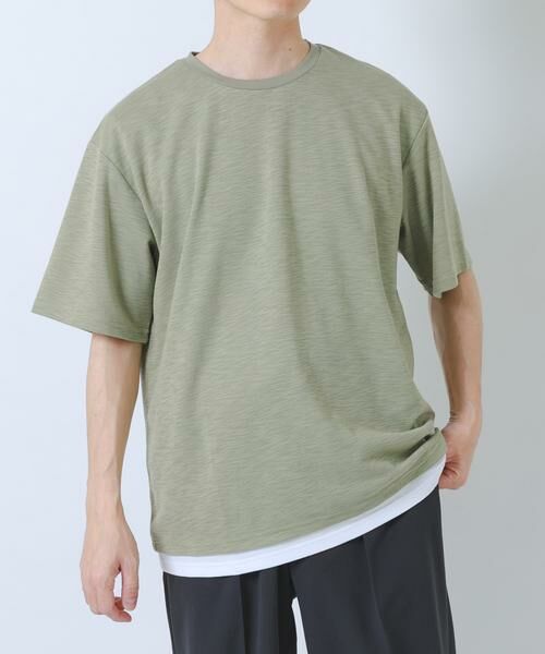 URBAN RESEARCH ITEMS / アーバンリサーチ アイテムズ Tシャツ | 『吸水速乾/UVカット』接触冷感 フェイクレイヤー半袖トップス | 詳細5