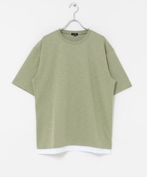 URBAN RESEARCH ITEMS / アーバンリサーチ アイテムズ Tシャツ | 『吸水速乾/UVカット』接触冷感 フェイクレイヤー半袖トップス | 詳細7