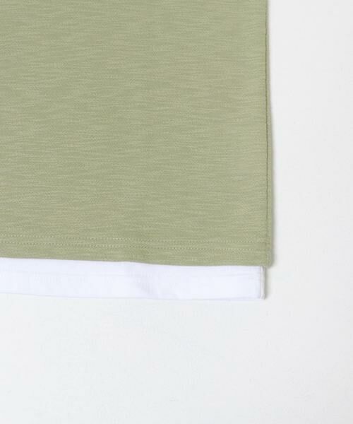 URBAN RESEARCH ITEMS / アーバンリサーチ アイテムズ Tシャツ | 『吸水速乾/UVカット』接触冷感 フェイクレイヤー半袖トップス | 詳細8