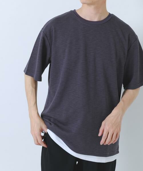 URBAN RESEARCH ITEMS / アーバンリサーチ アイテムズ Tシャツ | 『吸水速乾/UVカット』接触冷感 フェイクレイヤー半袖トップス | 詳細9