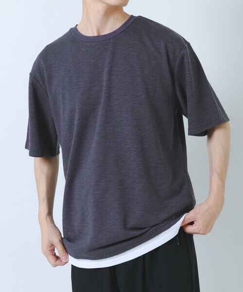 URBAN RESEARCH ITEMS / アーバンリサーチ アイテムズ Tシャツ | 『吸水速乾/UVカット』接触冷感 フェイクレイヤー半袖トップス | 詳細10