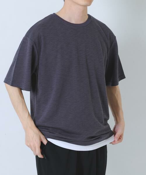 URBAN RESEARCH ITEMS / アーバンリサーチ アイテムズ Tシャツ | 『吸水速乾/UVカット』接触冷感 フェイクレイヤー半袖トップス | 詳細12