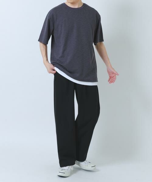 URBAN RESEARCH ITEMS / アーバンリサーチ アイテムズ Tシャツ | 『吸水速乾/UVカット』接触冷感 フェイクレイヤー半袖トップス | 詳細13