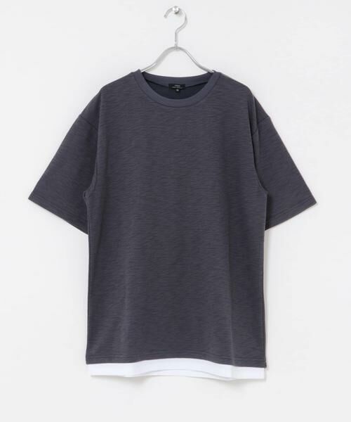 URBAN RESEARCH ITEMS / アーバンリサーチ アイテムズ Tシャツ | 『吸水速乾/UVカット』接触冷感 フェイクレイヤー半袖トップス | 詳細14