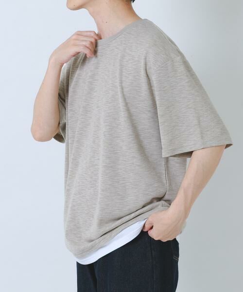 URBAN RESEARCH ITEMS / アーバンリサーチ アイテムズ Tシャツ | 『吸水速乾/UVカット』接触冷感 フェイクレイヤー半袖トップス | 詳細20