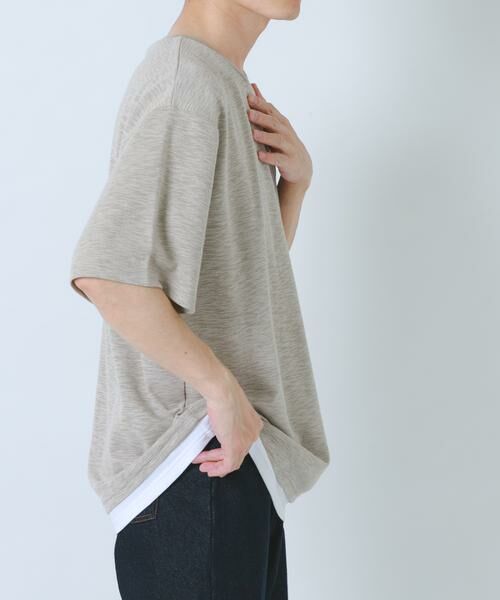 URBAN RESEARCH ITEMS / アーバンリサーチ アイテムズ Tシャツ | 『吸水速乾/UVカット』接触冷感 フェイクレイヤー半袖トップス | 詳細22
