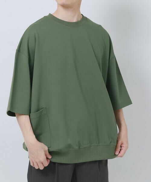 URBAN RESEARCH ITEMS / アーバンリサーチ アイテムズ Tシャツ | サイドストレージ半袖ポンチTops | 詳細3