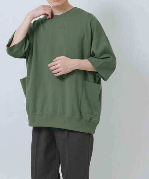 URBAN RESEARCH ITEMS / アーバンリサーチ アイテムズ Tシャツ | サイドストレージ半袖ポンチTops | 詳細4