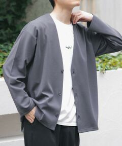 URBAN RESEARCH ITEMS / アーバンリサーチ アイテムズ カーディガン・ボレロ | UVカット梨地カーディガン+刺繍Tシャツセット(楽着シリーズ)