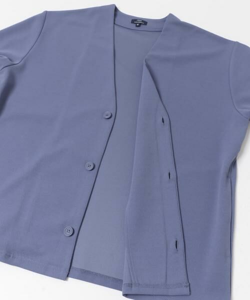 URBAN RESEARCH ITEMS / アーバンリサーチ アイテムズ カーディガン・ボレロ | UVカット梨地カーディガン+刺繍Tシャツセット(楽着シリーズ) | 詳細15