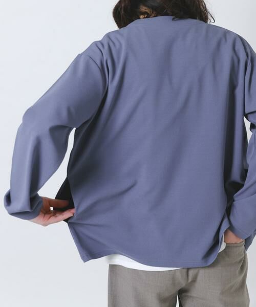 URBAN RESEARCH ITEMS / アーバンリサーチ アイテムズ カーディガン・ボレロ | UVカット梨地カーディガン+刺繍Tシャツセット(楽着シリーズ) | 詳細9