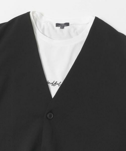 URBAN RESEARCH ITEMS / アーバンリサーチ アイテムズ カーディガン・ボレロ | UVカット梨地カーディガン+刺繍Tシャツセット(楽着シリーズ) | 詳細29