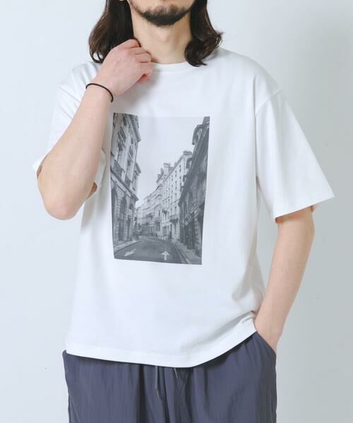 URBAN RESEARCH ITEMS / アーバンリサーチ アイテムズ Tシャツ | 接触冷感クルーネックフォトプリントTシャツ | 詳細1