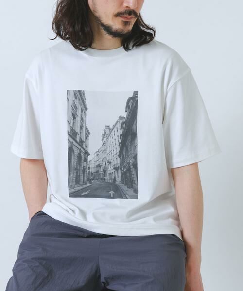 URBAN RESEARCH ITEMS / アーバンリサーチ アイテムズ Tシャツ | 接触冷感クルーネックフォトプリントTシャツ(その他1)