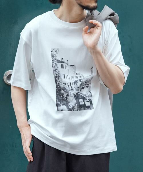 URBAN RESEARCH ITEMS / アーバンリサーチ アイテムズ Tシャツ | 接触冷感クルーネックフォトプリントTシャツ | 詳細14