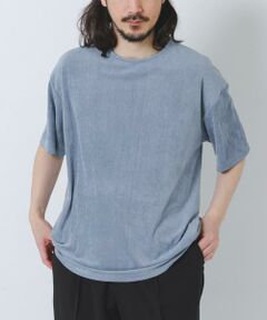 URBAN RESEARCH ITEMS / アーバンリサーチ アイテムズ Tシャツ | 接触冷感フェイクスエード半袖クルーネックTシャツ