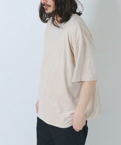 URBAN RESEARCH ITEMS / アーバンリサーチ アイテムズ Tシャツ | 接触冷感フェイクスエード半袖クルーネックTシャツ