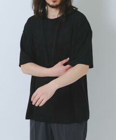 URBAN RESEARCH ITEMS / アーバンリサーチ アイテムズ Tシャツ | 接触冷感フェイクスエード半袖クルーネックTシャツ