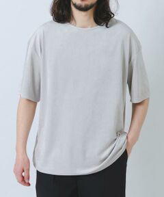 URBAN RESEARCH ITEMS / アーバンリサーチ アイテムズ Tシャツ | 接触冷感フェイクスエード半袖クルーネックTシャツ
