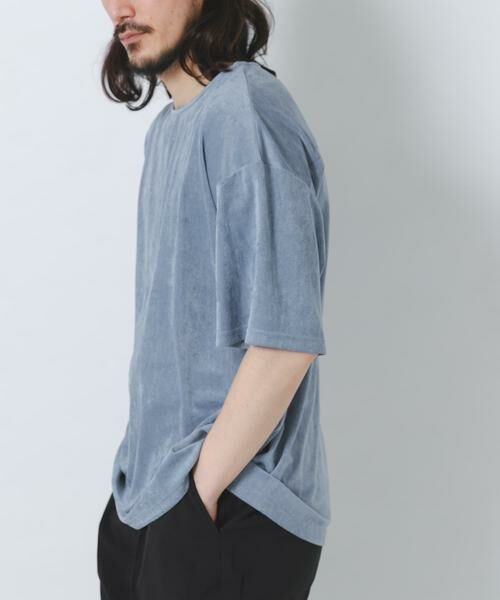 URBAN RESEARCH ITEMS / アーバンリサーチ アイテムズ Tシャツ | 接触冷感フェイクスエード半袖クルーネックTシャツ | 詳細2