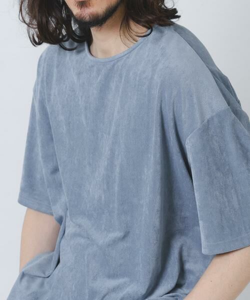 URBAN RESEARCH ITEMS / アーバンリサーチ アイテムズ Tシャツ | 接触冷感フェイクスエード半袖クルーネックTシャツ | 詳細5