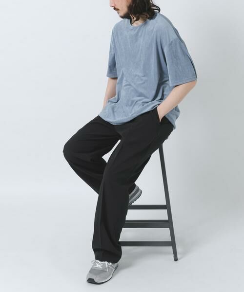 URBAN RESEARCH ITEMS / アーバンリサーチ アイテムズ Tシャツ | 接触冷感フェイクスエード半袖クルーネックTシャツ | 詳細6