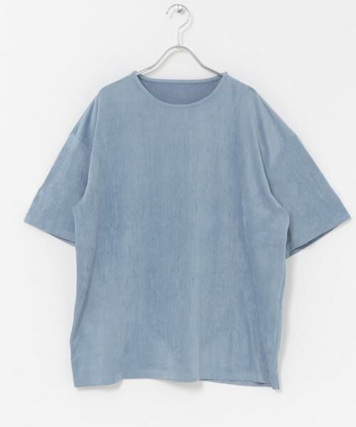 URBAN RESEARCH ITEMS / アーバンリサーチ アイテムズ Tシャツ | 接触冷感フェイクスエード半袖クルーネックTシャツ | 詳細7