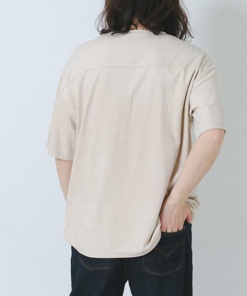 URBAN RESEARCH ITEMS / アーバンリサーチ アイテムズ Tシャツ | 接触冷感フェイクスエード半袖クルーネックTシャツ | 詳細14