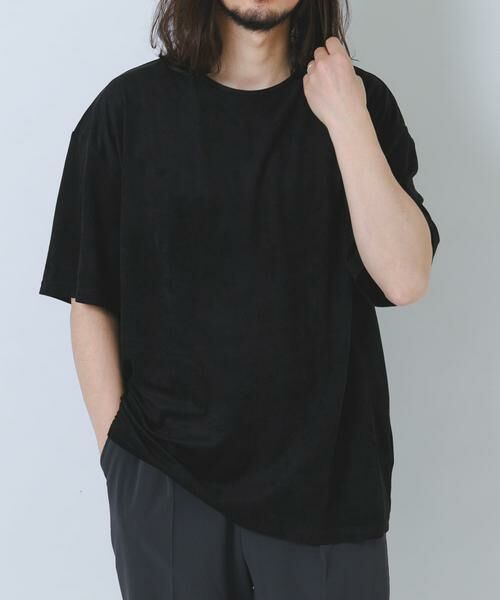 URBAN RESEARCH ITEMS / アーバンリサーチ アイテムズ Tシャツ | 接触冷感フェイクスエード半袖クルーネックTシャツ | 詳細18