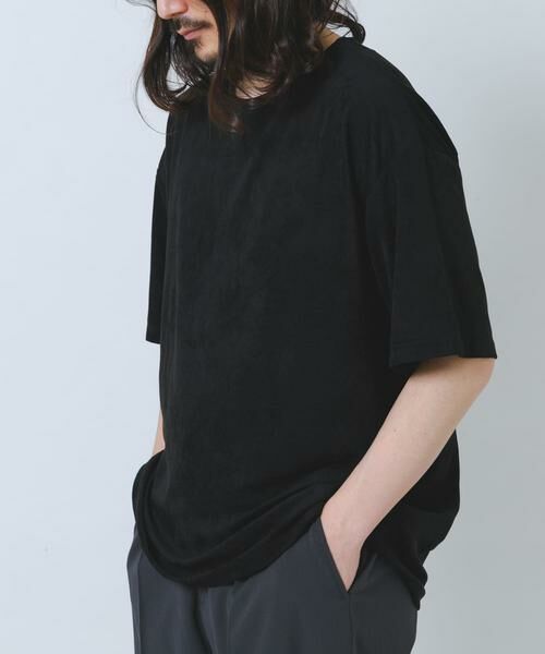 URBAN RESEARCH ITEMS / アーバンリサーチ アイテムズ Tシャツ | 接触冷感フェイクスエード半袖クルーネックTシャツ | 詳細21