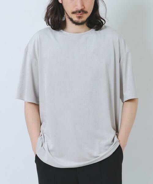 URBAN RESEARCH ITEMS / アーバンリサーチ アイテムズ Tシャツ | 接触冷感フェイクスエード半袖クルーネックTシャツ | 詳細25