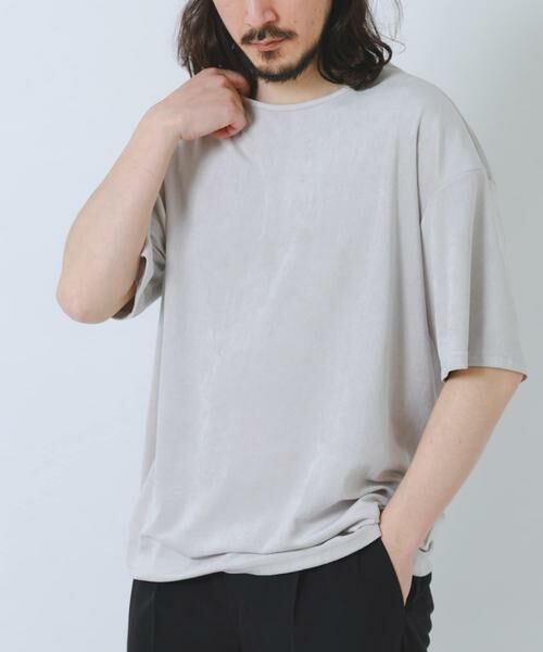 URBAN RESEARCH ITEMS / アーバンリサーチ アイテムズ Tシャツ | 接触冷感フェイクスエード半袖クルーネックTシャツ | 詳細26