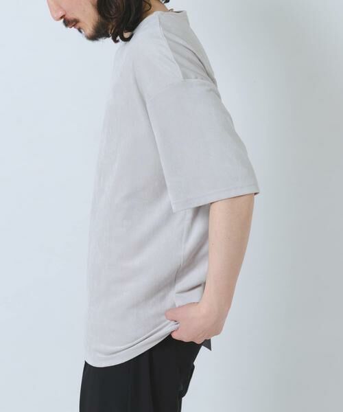 URBAN RESEARCH ITEMS / アーバンリサーチ アイテムズ Tシャツ | 接触冷感フェイクスエード半袖クルーネックTシャツ | 詳細27