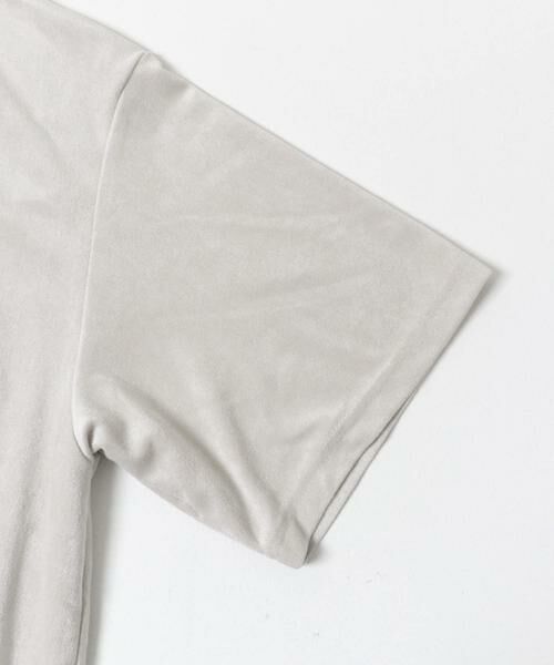 URBAN RESEARCH ITEMS / アーバンリサーチ アイテムズ Tシャツ | 接触冷感フェイクスエード半袖クルーネックTシャツ | 詳細30
