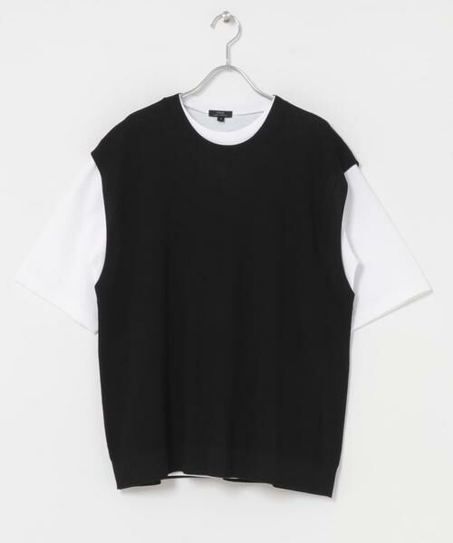 URBAN RESEARCH ITEMS / アーバンリサーチ アイテムズ ニット・セーター | 『接触冷感/抗菌』高機能ニットベスト+5分袖Tシャツset(楽着シリーズ) | 詳細14
