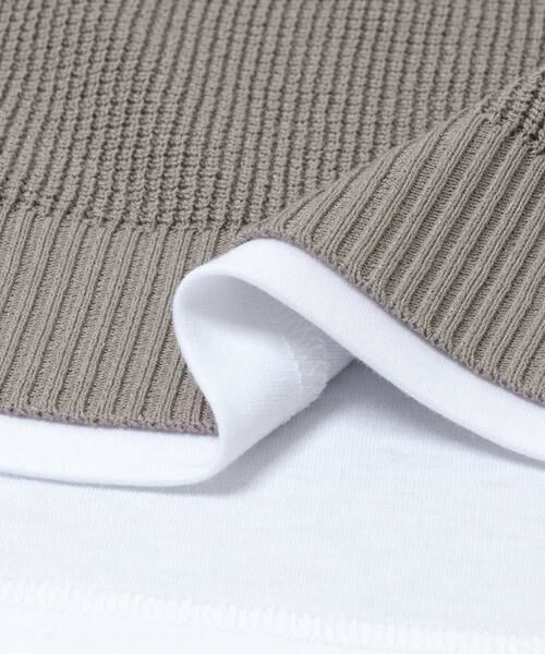URBAN RESEARCH ITEMS / アーバンリサーチ アイテムズ ニット・セーター | 『接触冷感/抗菌』高機能ニットベスト+5分袖Tシャツset(楽着シリーズ) | 詳細26