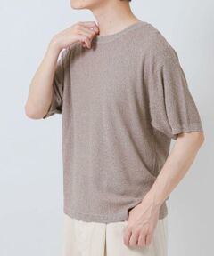 URBAN RESEARCH ITEMS / アーバンリサーチ アイテムズ ニット・セーター | 『接触冷感/洗濯可/毛玉防止』高機能ドライタッチメランジニットTシャツ