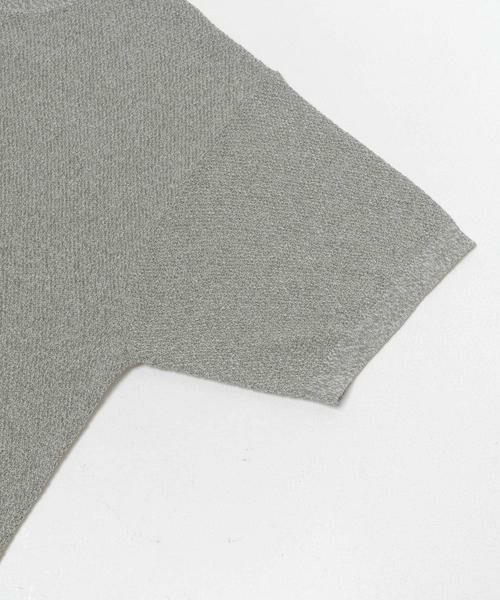 URBAN RESEARCH ITEMS / アーバンリサーチ アイテムズ ニット・セーター | 『接触冷感/洗濯可/毛玉防止』高機能ドライタッチメランジニットTシャツ | 詳細6