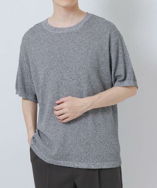 URBAN RESEARCH ITEMS / アーバンリサーチ アイテムズ ニット・セーター | 『接触冷感/洗濯可/毛玉防止』高機能ドライタッチメランジニットTシャツ | 詳細9