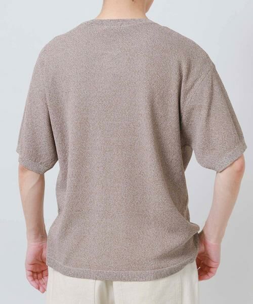 URBAN RESEARCH ITEMS / アーバンリサーチ アイテムズ ニット・セーター | 『接触冷感/洗濯可/毛玉防止』高機能ドライタッチメランジニットTシャツ | 詳細19