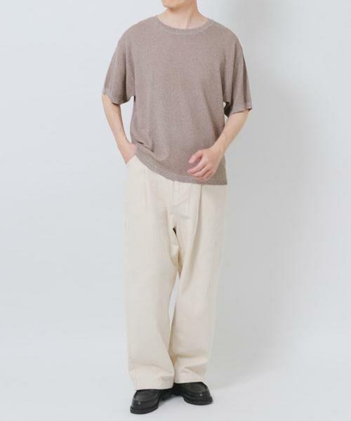 URBAN RESEARCH ITEMS / アーバンリサーチ アイテムズ ニット・セーター | 『接触冷感/洗濯可/毛玉防止』高機能ドライタッチメランジニットTシャツ | 詳細21