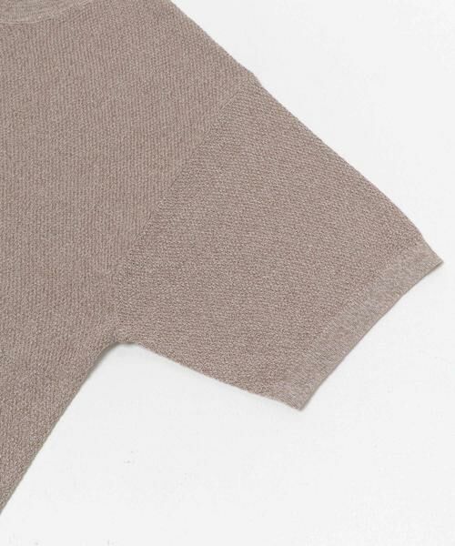 URBAN RESEARCH ITEMS / アーバンリサーチ アイテムズ ニット・セーター | 『接触冷感/洗濯可/毛玉防止』高機能ドライタッチメランジニットTシャツ | 詳細23
